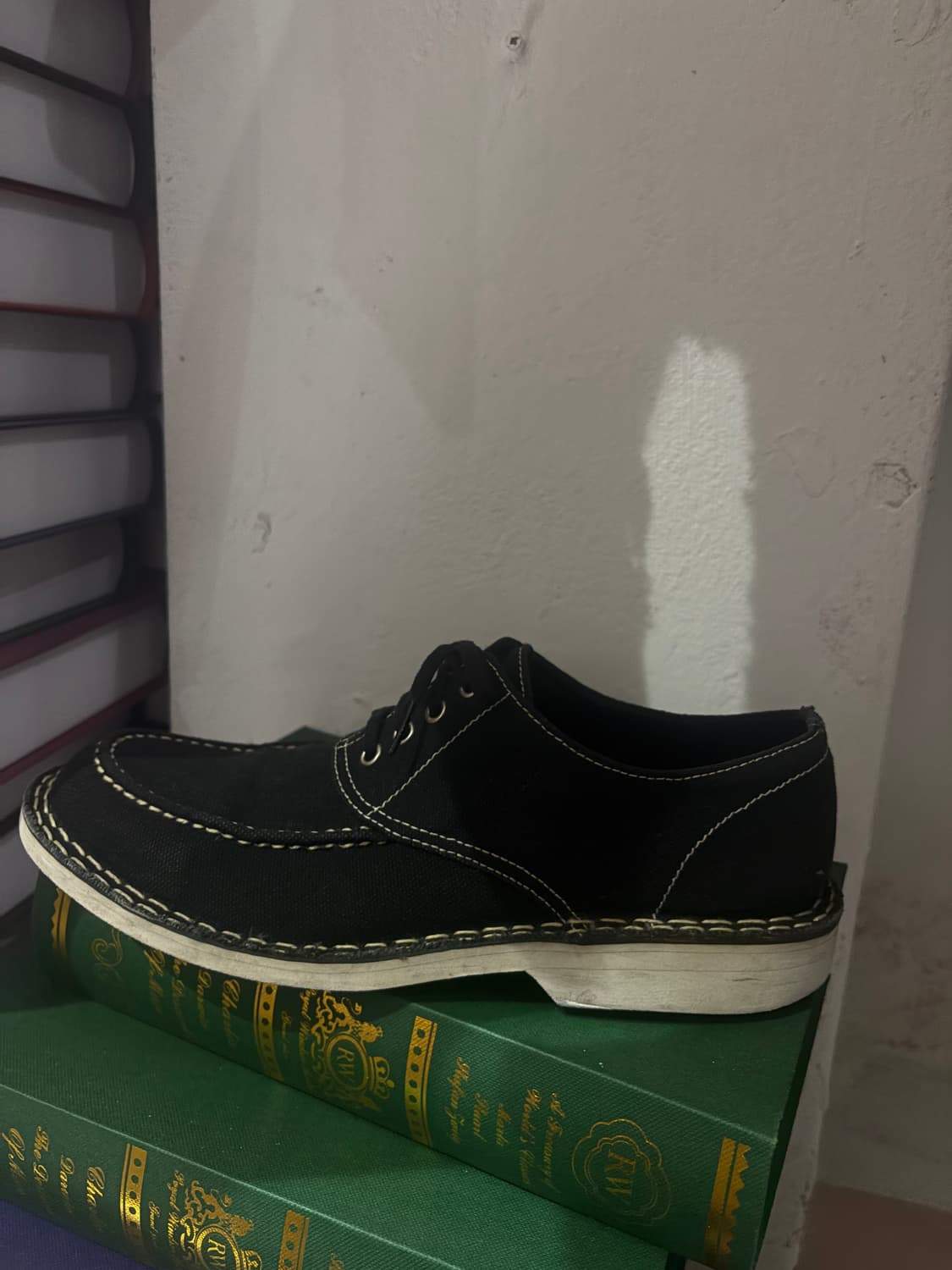 TTF✳️꼼데가르송 옴므 스티치 목토 더비 상품이미지5