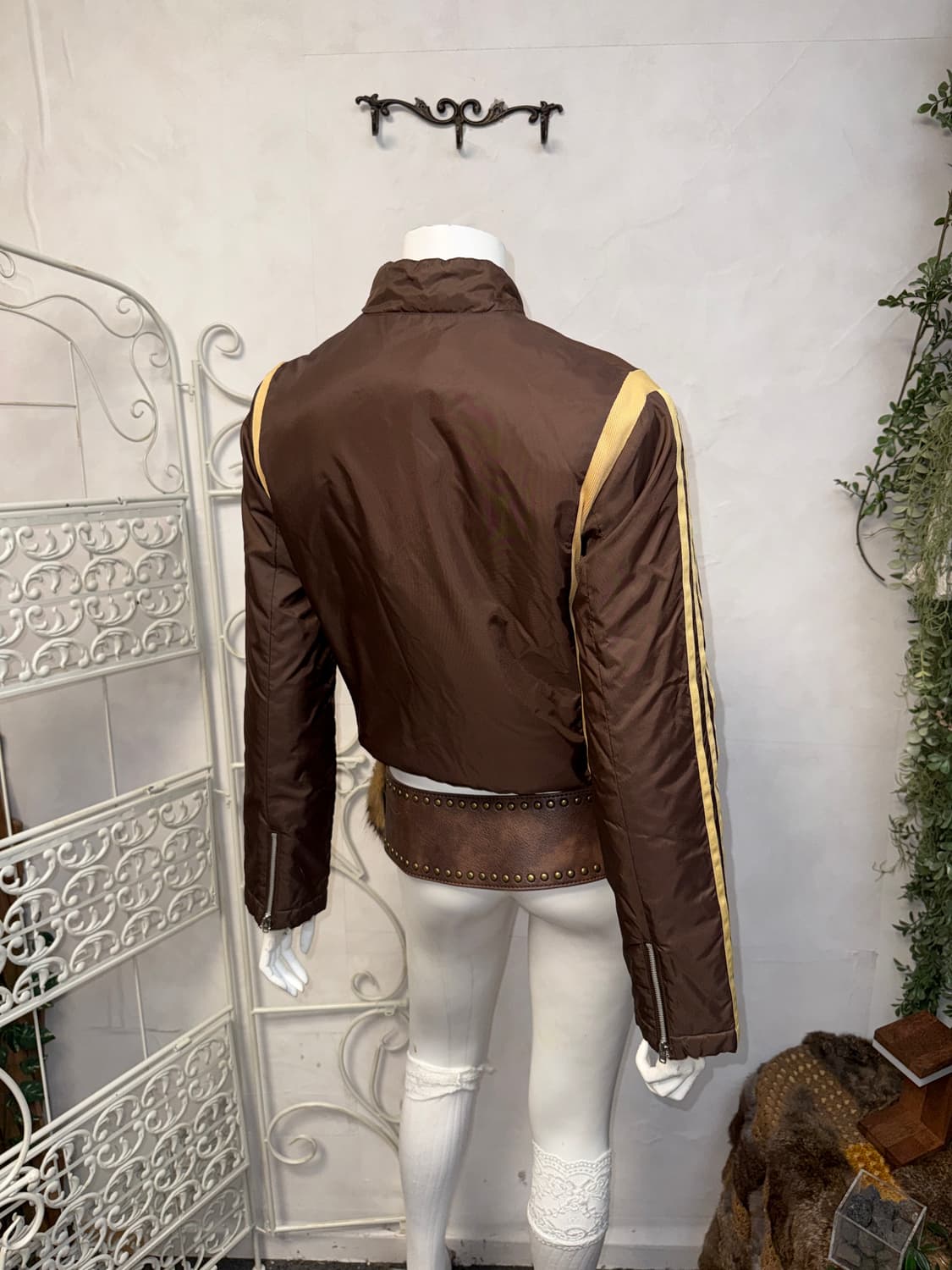 Adidas brown y2k oldschool track jumper 상품이미지3