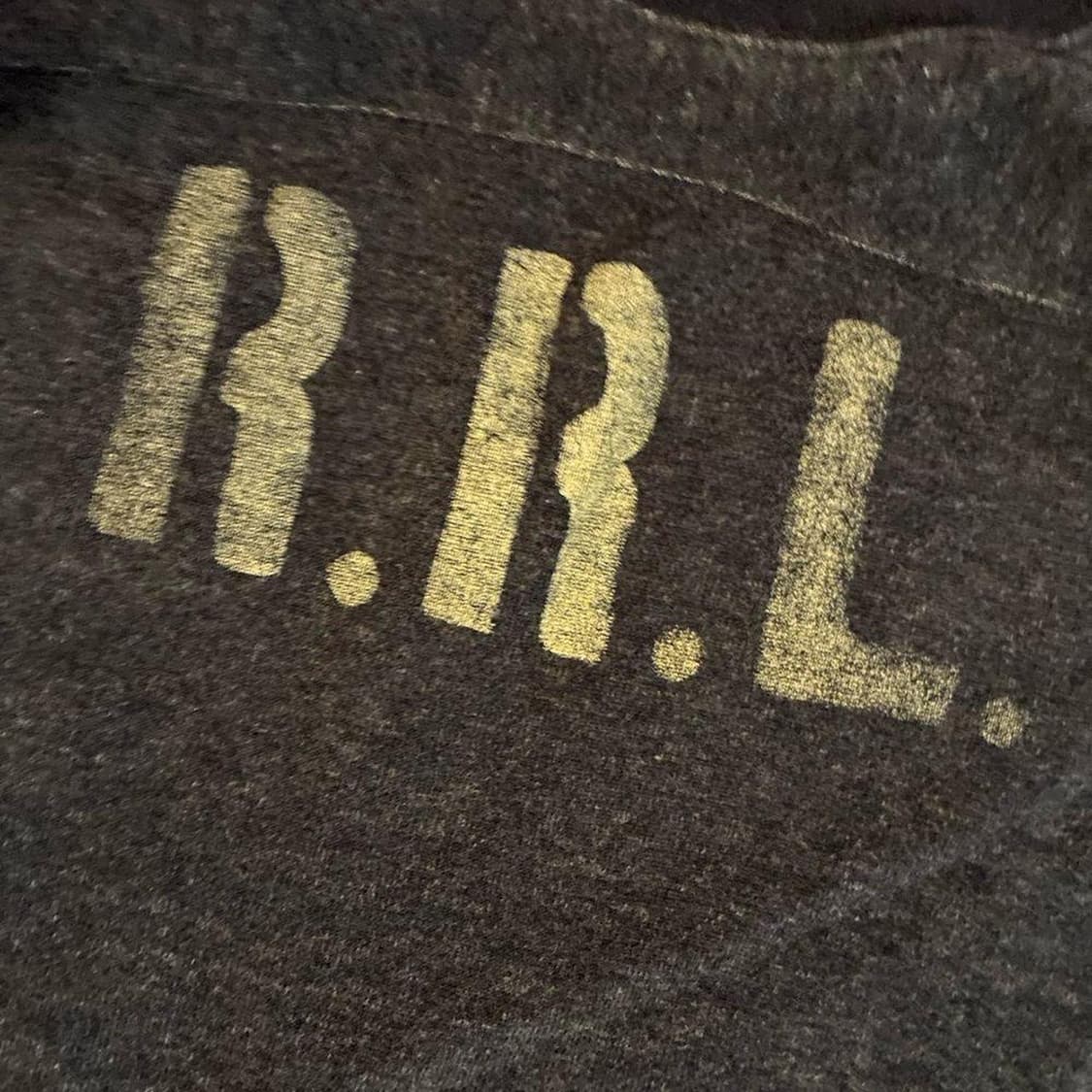RRL 더블알엘 인디고 코튼 풋볼 스웻셔츠 상품이미지2