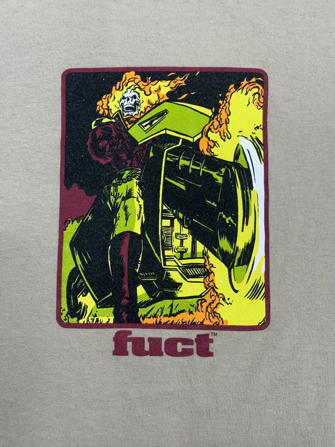 00s FUCT 고스트라이더 티셔츠 L 상품이미지3