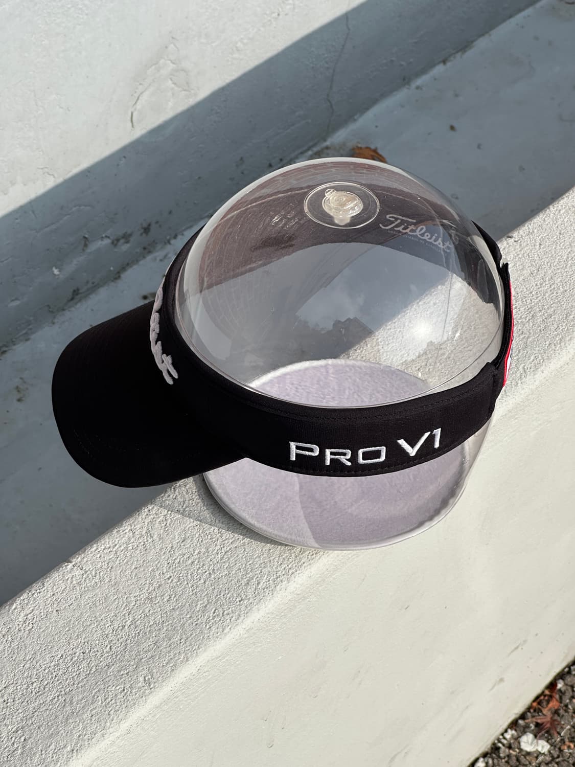 [F] 타이틀리스트 로고 블랙 썬바이저 썬캡 모자 a 상품이미지3