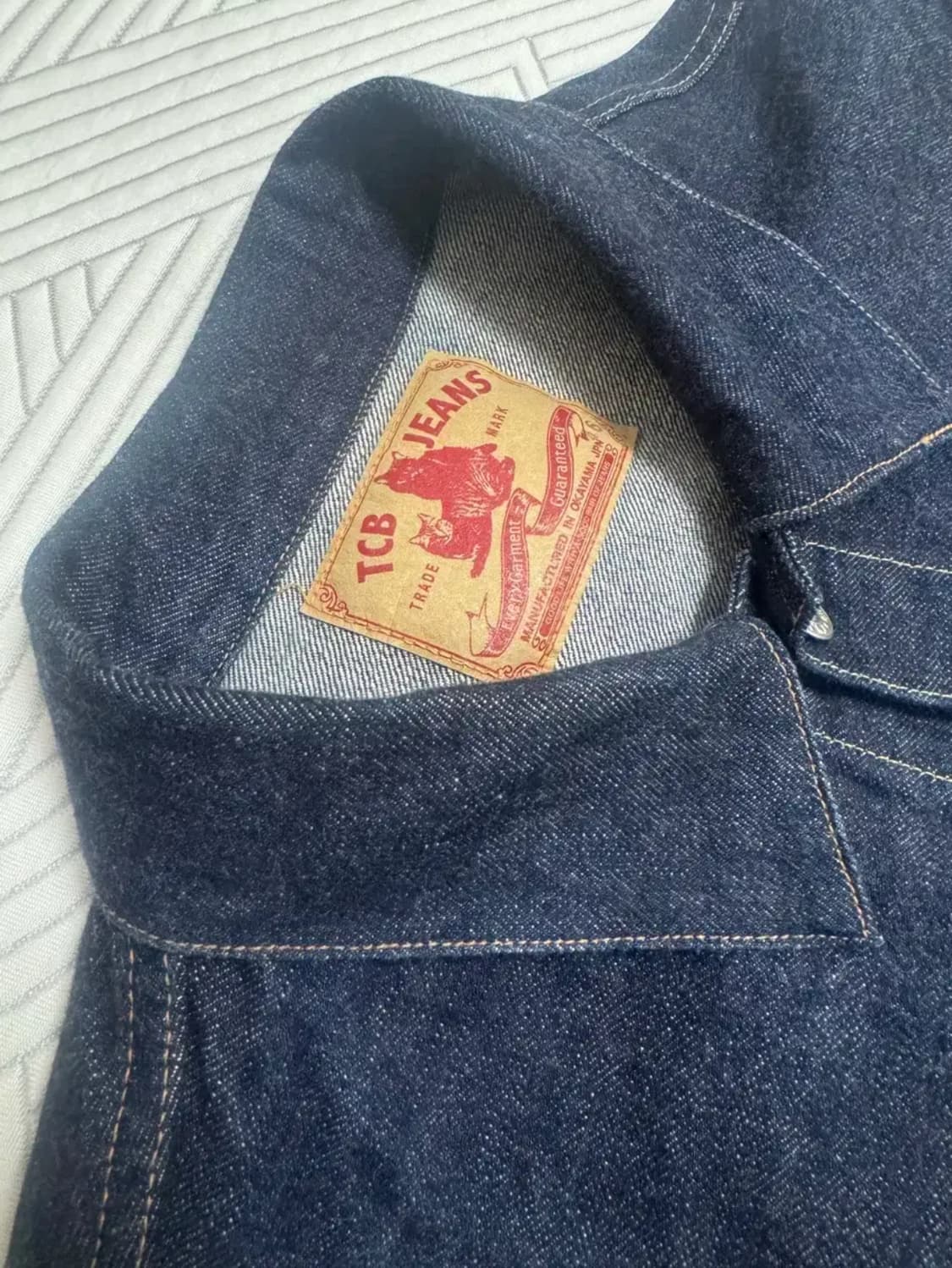 TCB jeans 50's 2세대 데님 자켓 46 사이즈 상품이미지1