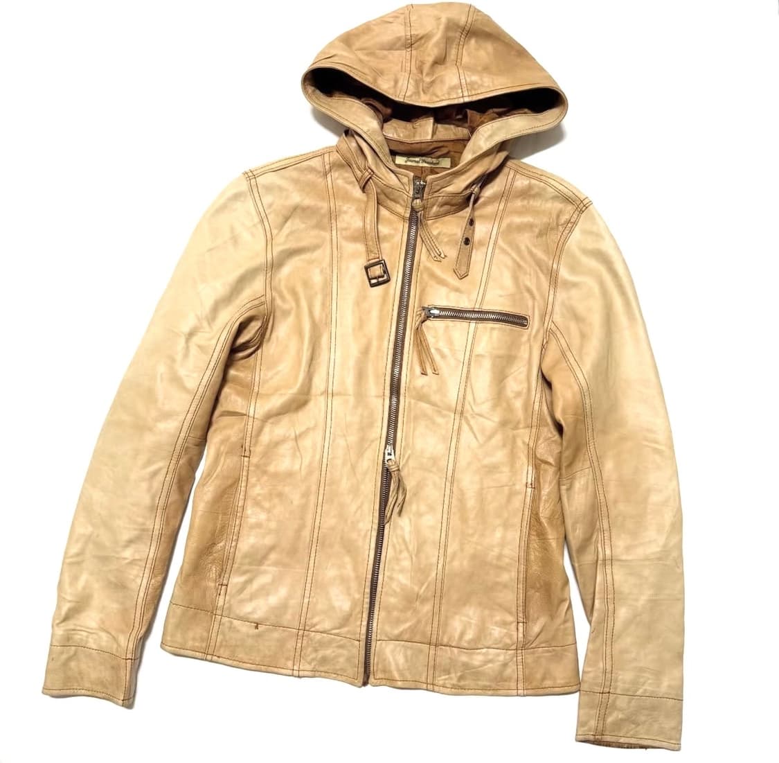 저널 스탠다드 - 후디드 레더 자켓 상품이미지1