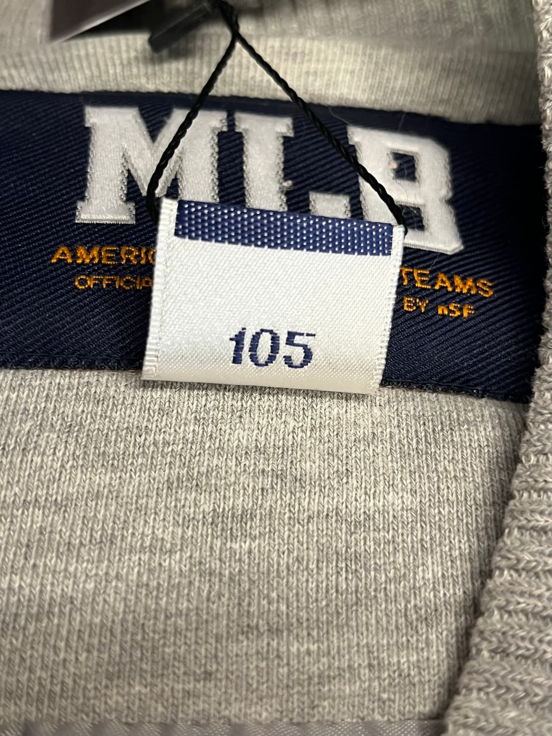 엠엘비 화이트삭스 바시티 버튼 자켓 그레이 105 #csz2164 상품이미지5