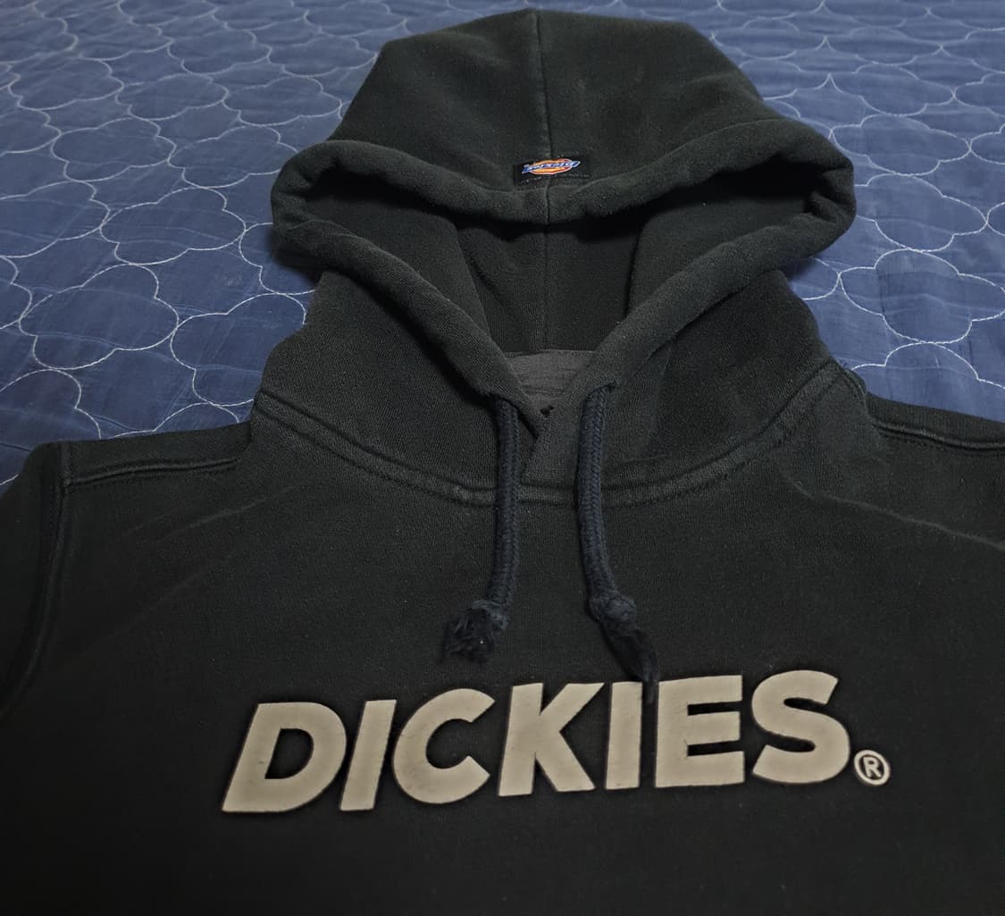 디키즈 레터링 로고 후드티 블랙 (S) 상품이미지2