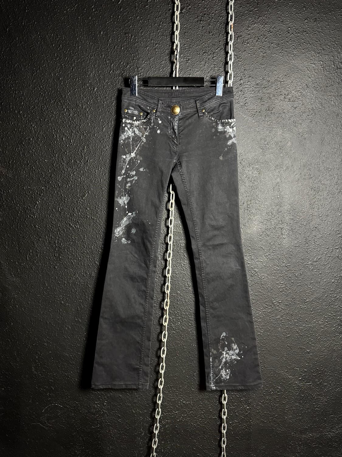 Share Spirit – Paint Splatter Boot-cut  상품이미지6