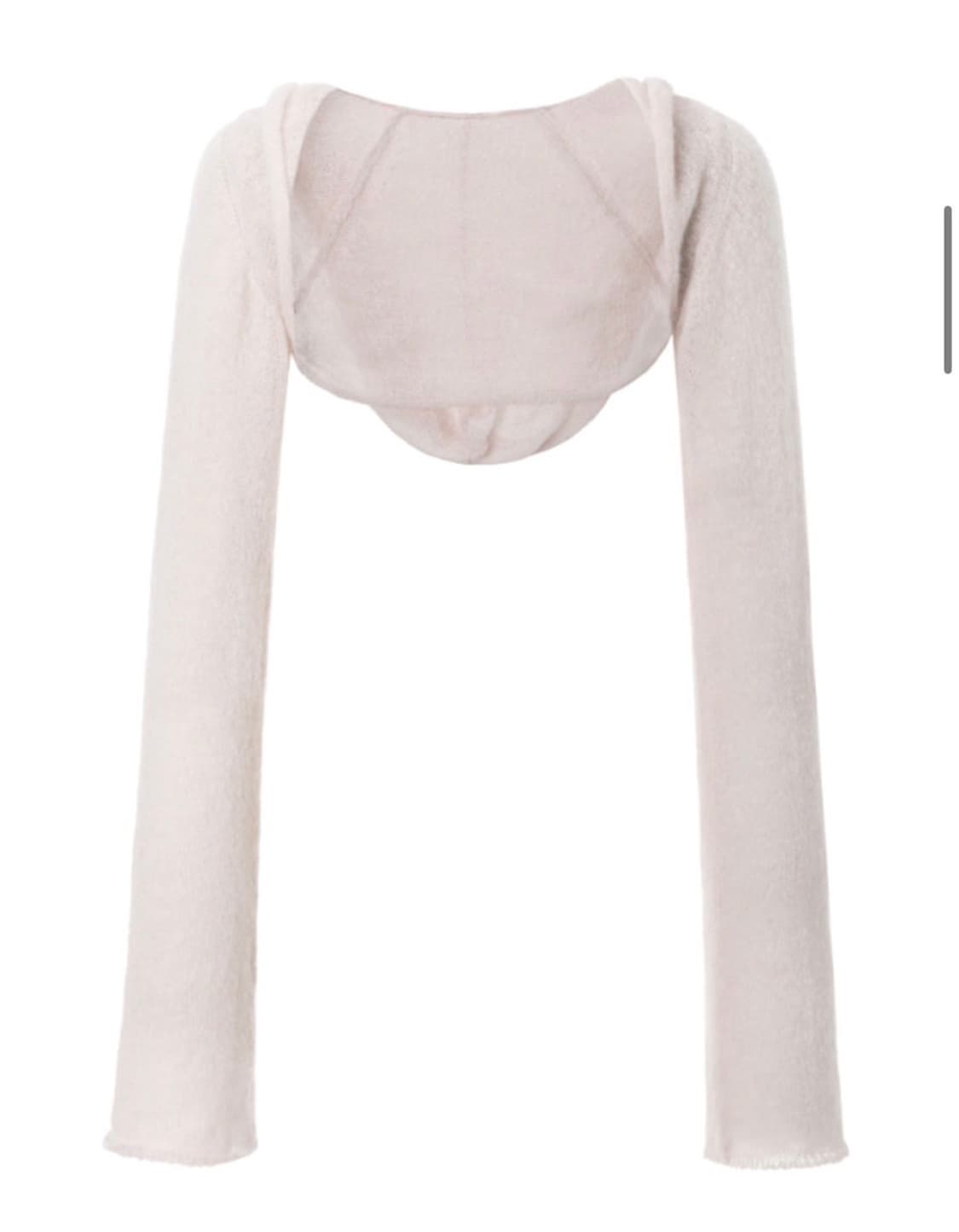 쓰리타임즈 후드볼레로 핑크 상품이미지1