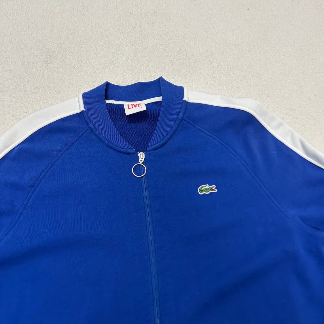 Lacoste blue two-way zip-up 상품이미지5