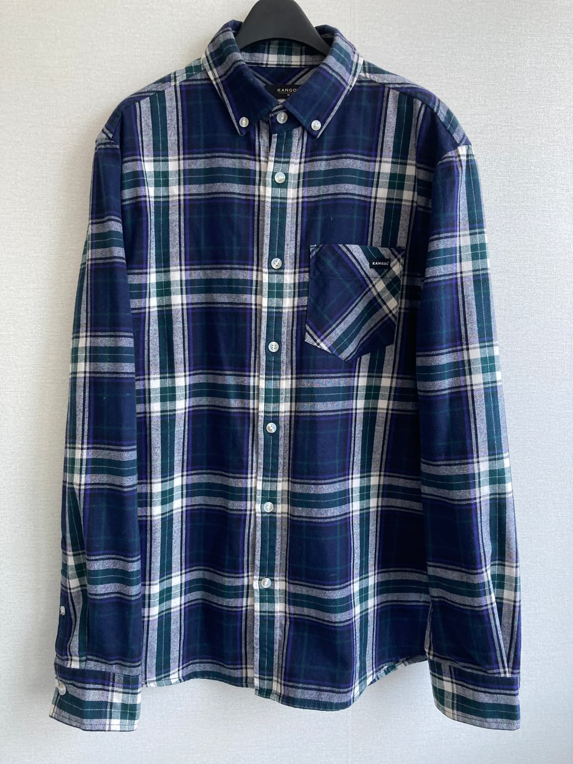 캉골 체크셔츠  M 상품이미지1