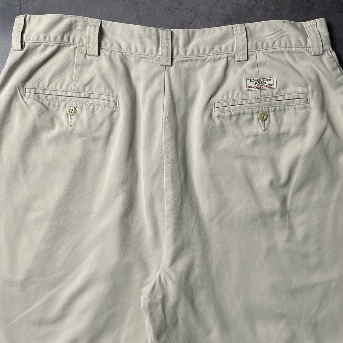 RALPH LAUREN 랄프로렌 아이보리 코튼 하프팬츠 A01040 상품이미지6