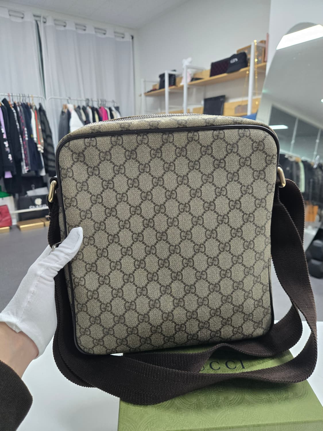 [A급컨디션] 구찌 시그니처 메신저백 상품이미지2