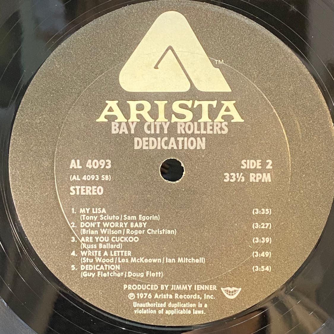 (중고LP-팝록) Bay City Rollers -Dedication 상품이미지5