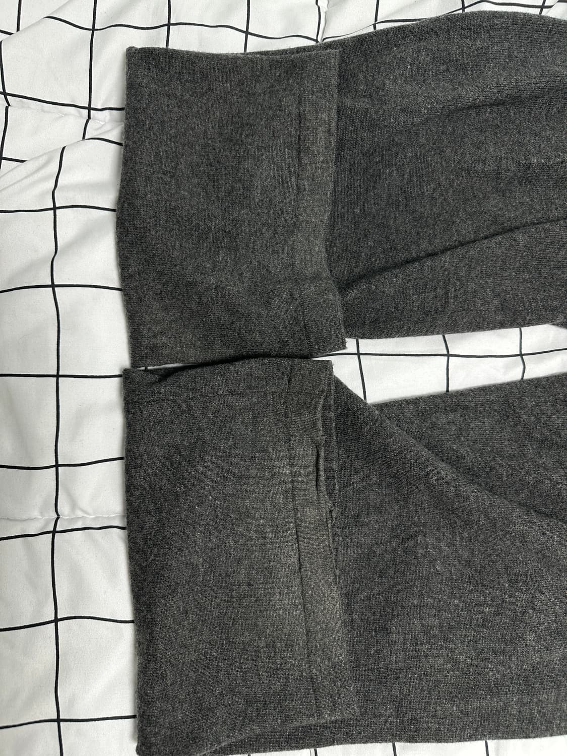 머듈 니트팬츠 그레이 4사이즈 상품이미지4