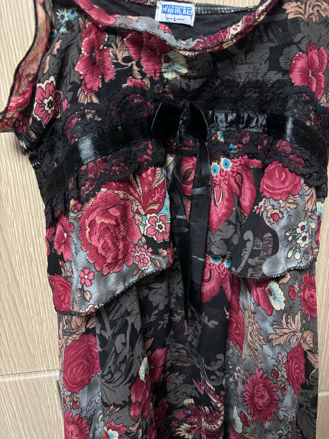 백예린깔 오리엔탈 원피스 (가디건증정) 상품이미지2