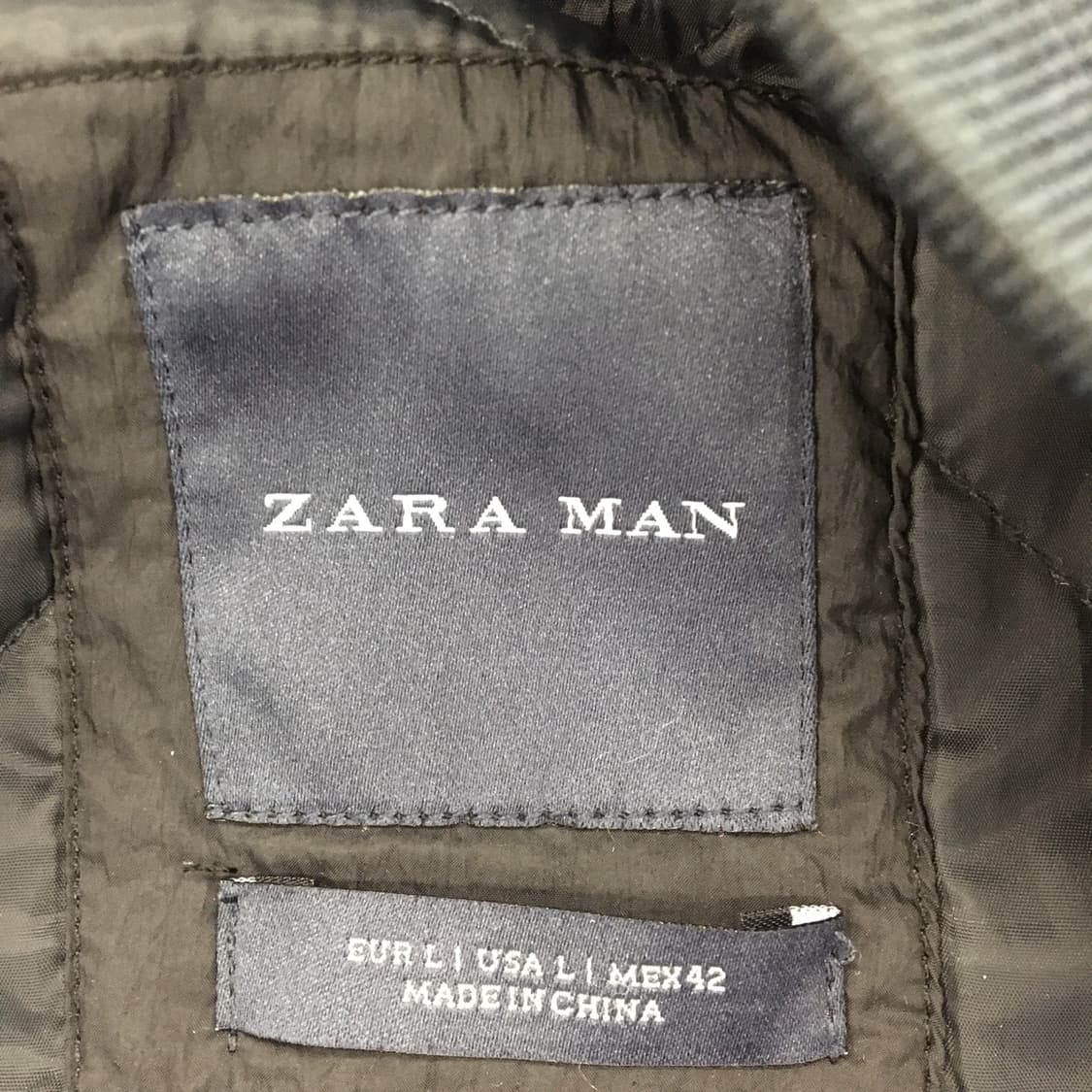 자라 마원 블루종점퍼 L 사이즈 충전제 압축솜  상품이미지4