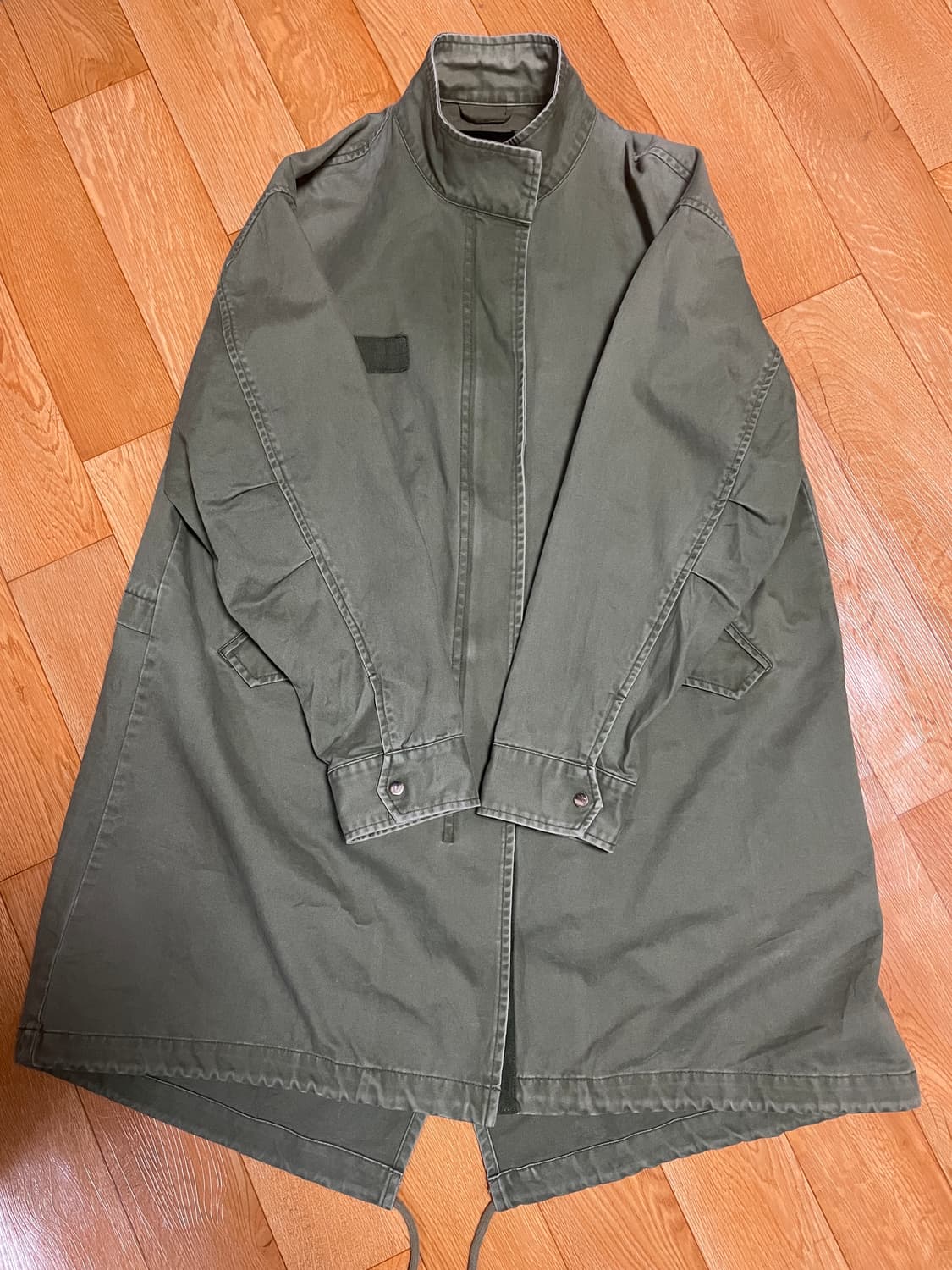 [L-100] 자라 플라워 자수 m65 빈티지 야상 상품이미지4