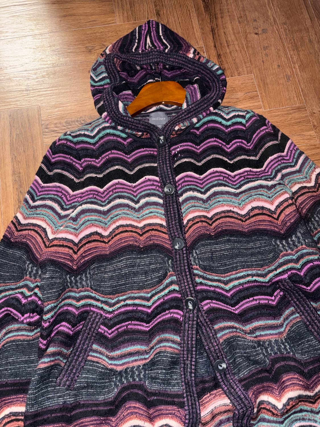 milluce 빈티지 멀티컬러 가디건 상품이미지6