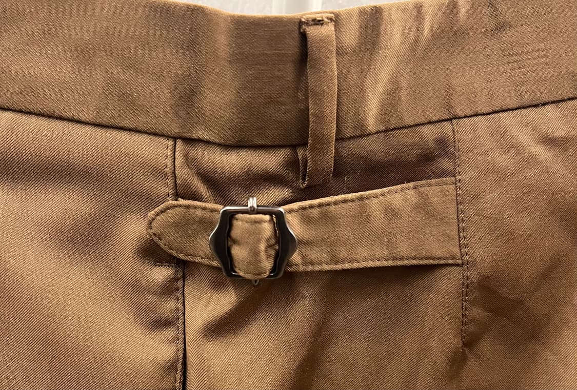 라르디니 Lardini 남성 울 팬츠 브라운 56 상품이미지5