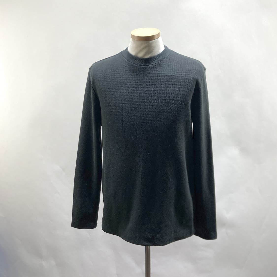 지오지아 남성 솔리드 와플긴팔티셔츠 100 상품이미지1