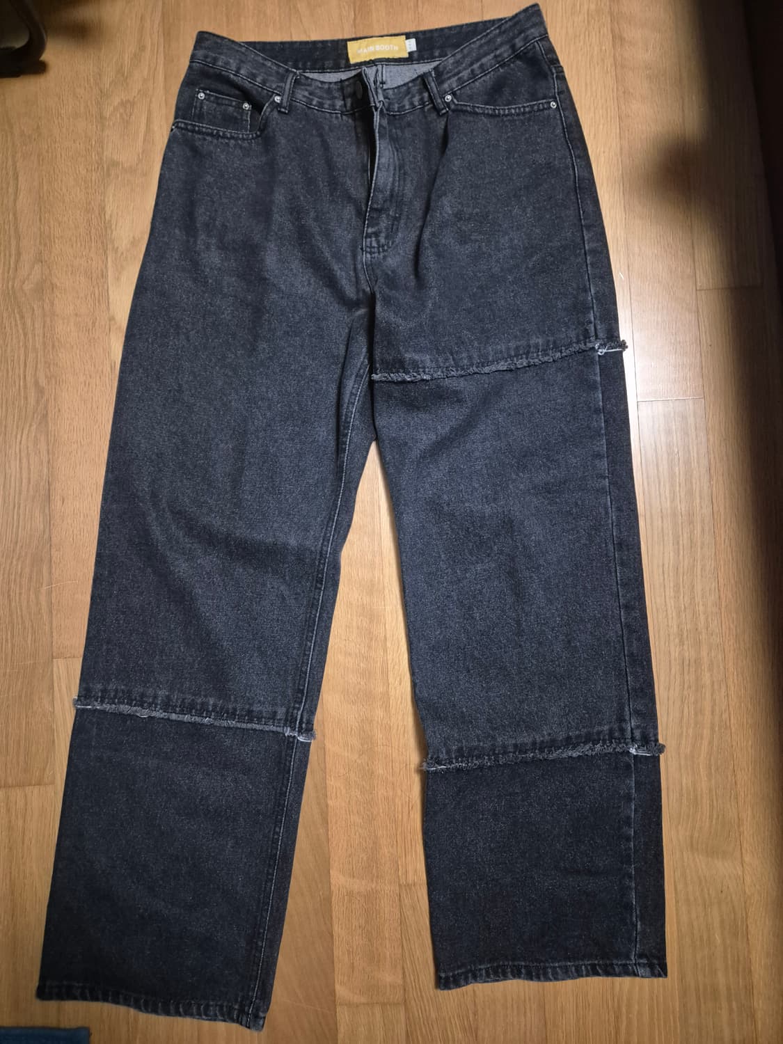 메인부스 Cut Off Denim Pants_GRAY 데님 컷 팬츠 상품이미지9
