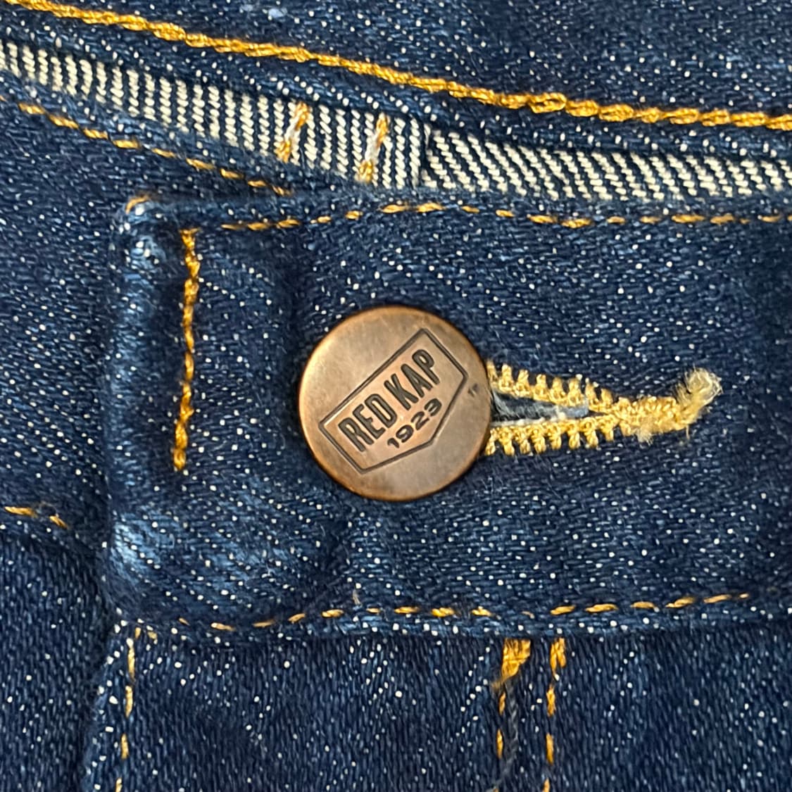 00s 미국 빈티지 레드캡 워크 청바지  상품이미지4
