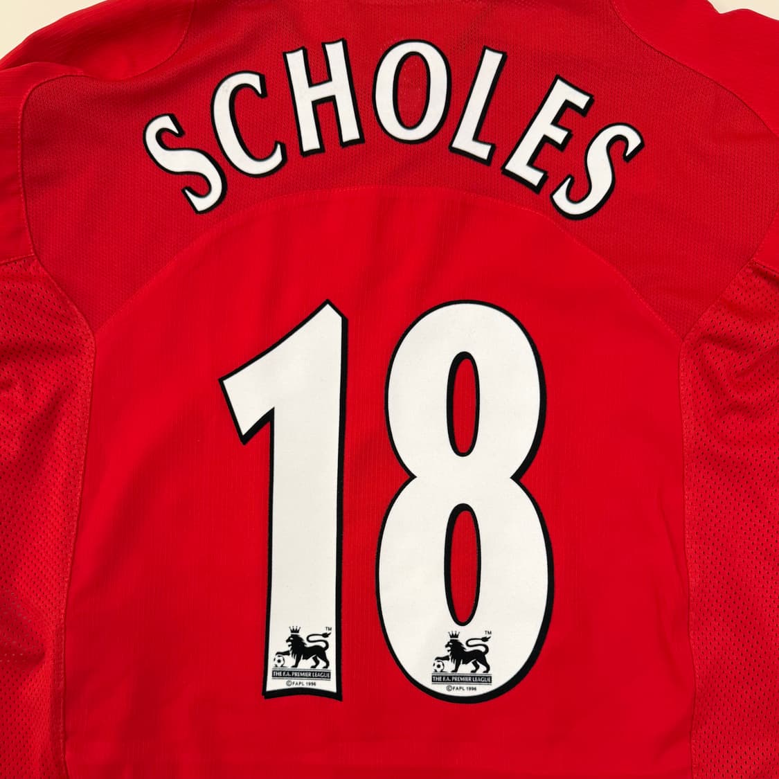 04-06 맨유 홈 스콜스 유니폼 상품이미지2