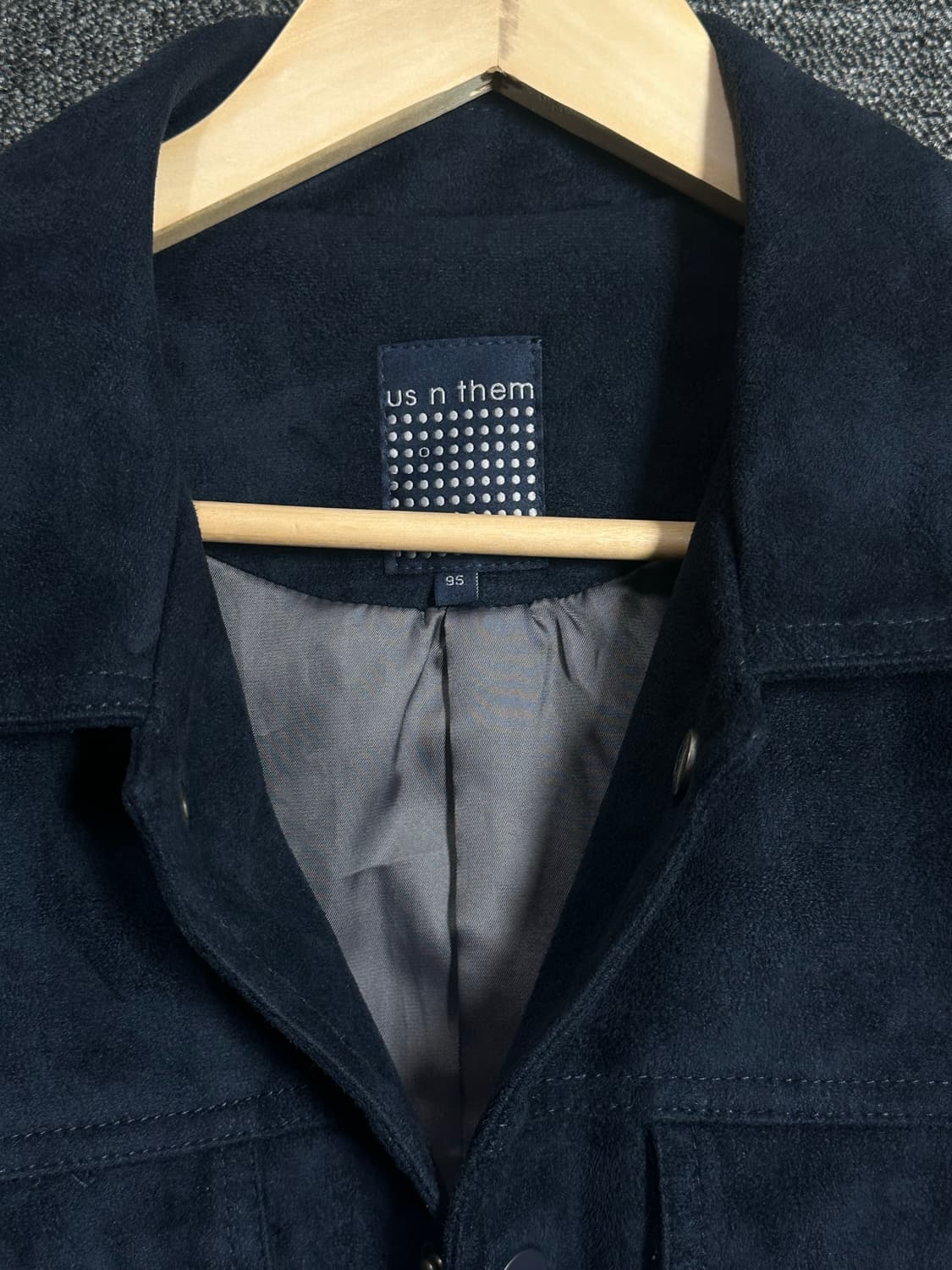 US N THEM 스웨이드 남성 자켓 95 상품이미지3