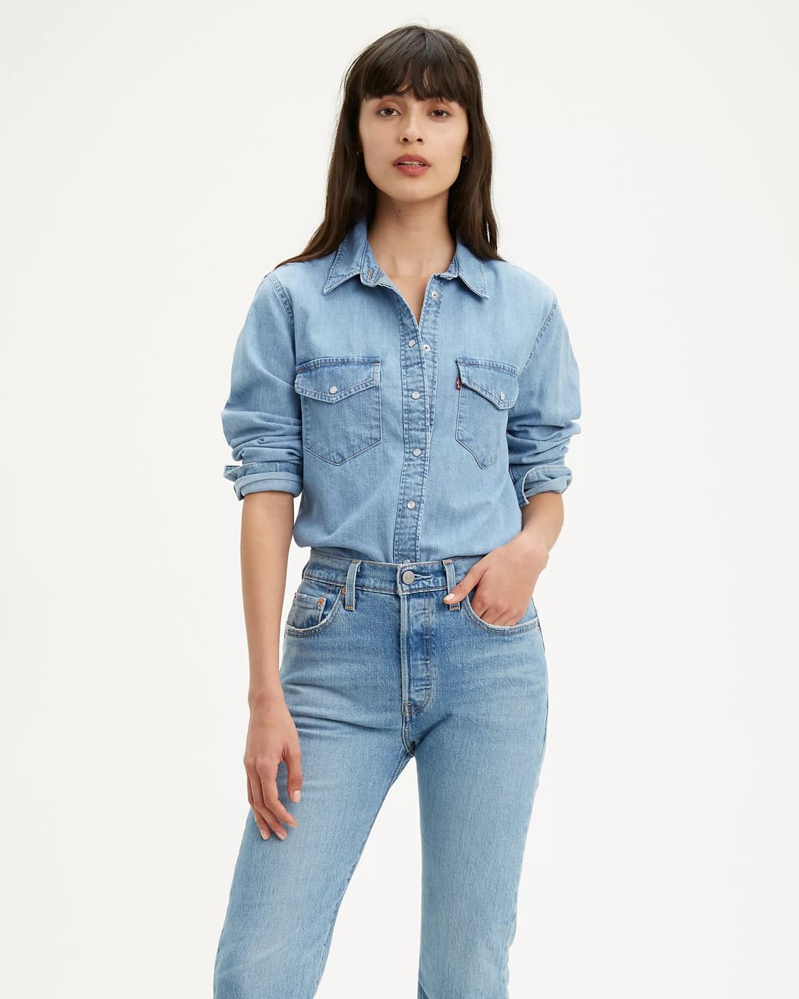 리바이스 웨스턴 데님 셔츠 상품이미지3