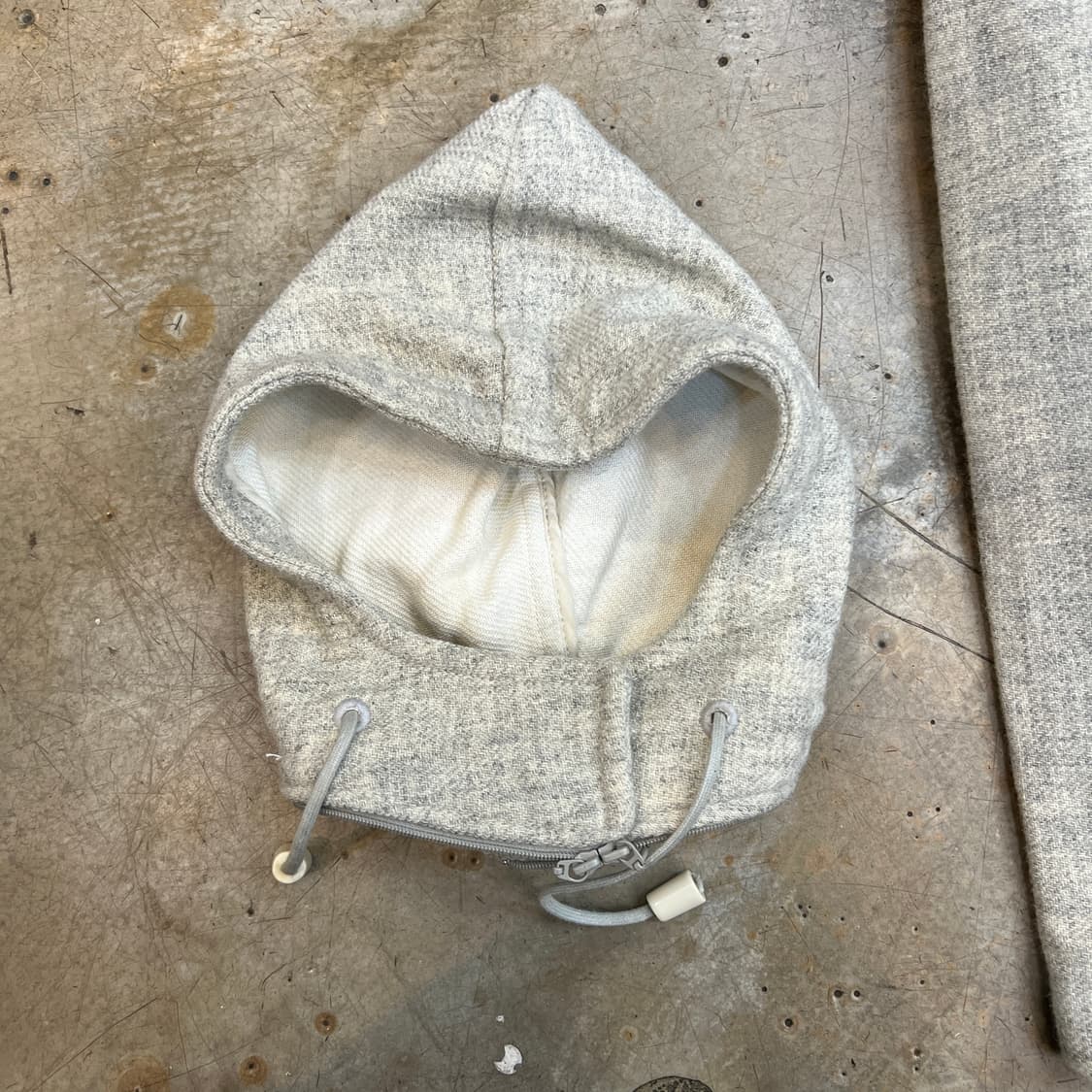 Maison Margiela 트위드 바라클라바 더플코트 상품이미지5