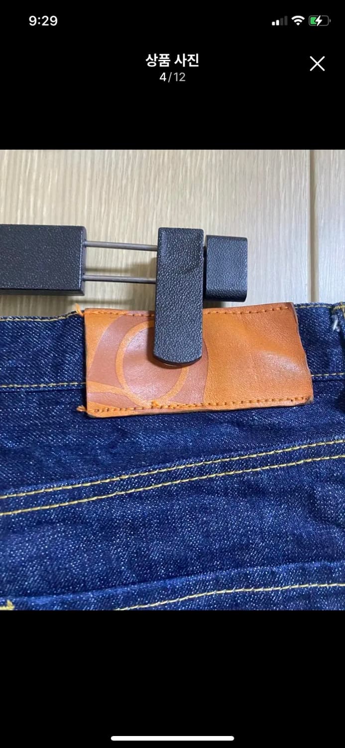 CASINA 20주년 기념 5포켓 셀비지 데님 34/32 상품이미지4