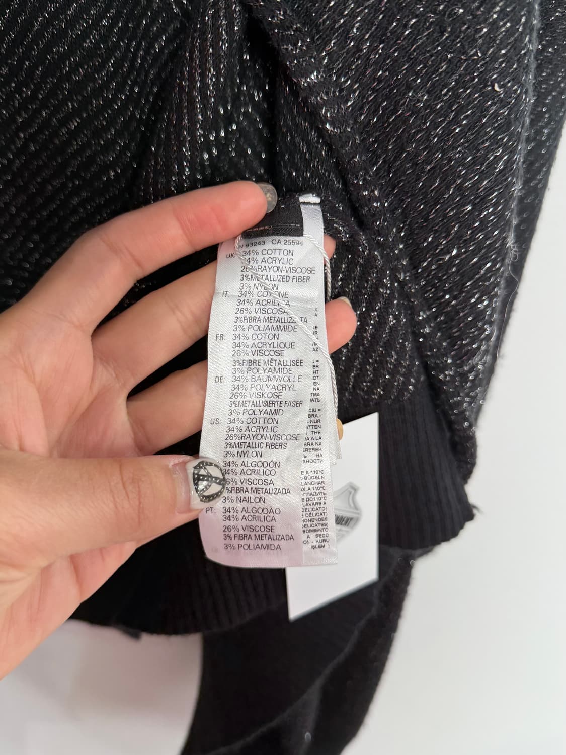 디젤 스타 모티프 드레이프 가디건 상품이미지5