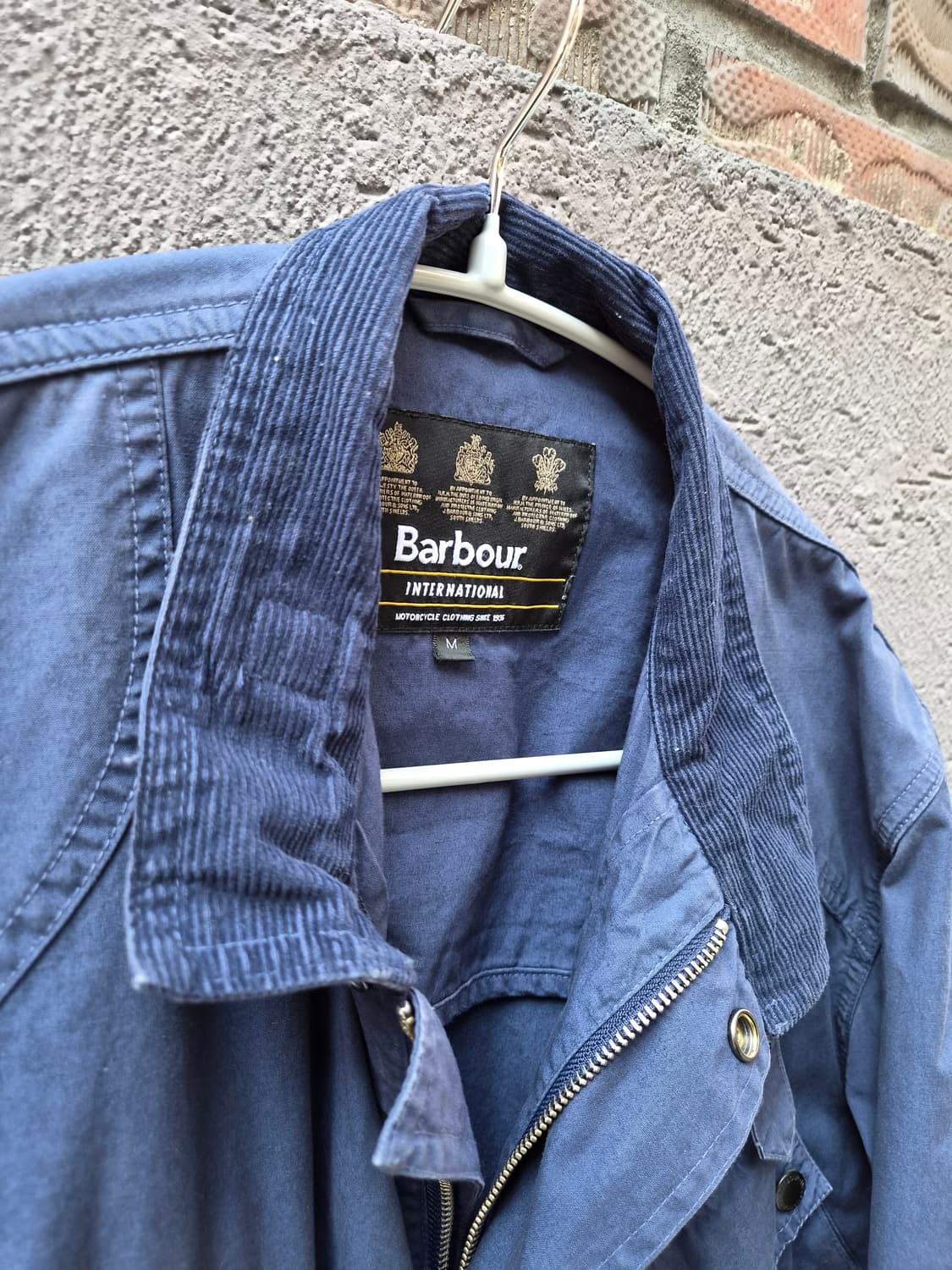 바버 인터내셔널 A7 자켓 워시드 블루 M size 상품이미지5