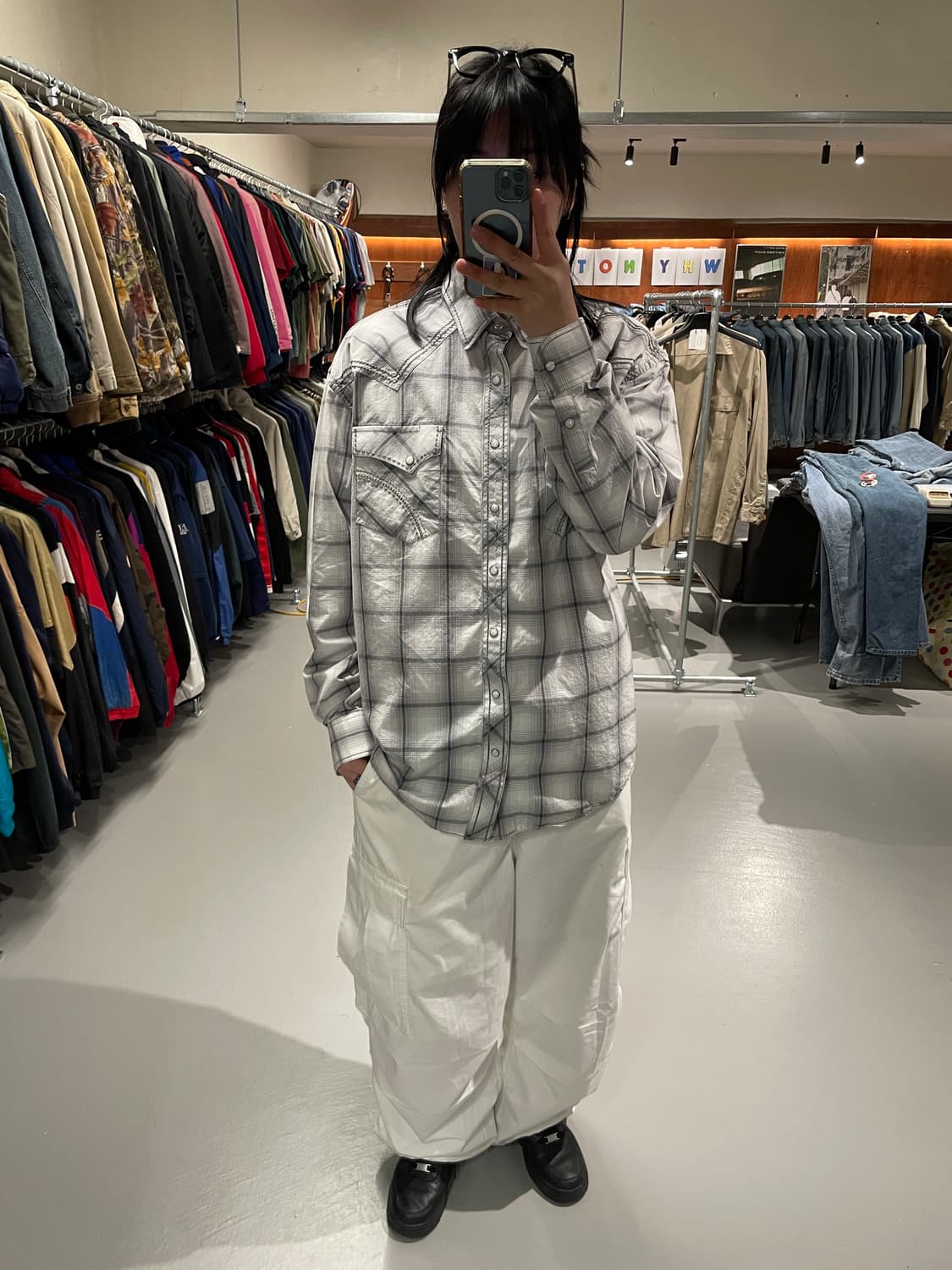 빈티지 웨스턴 셔츠   상품이미지4