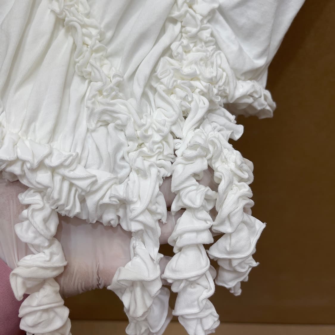 MM6 메종마르지엘라 셔링 러플 티셔츠 상품이미지4