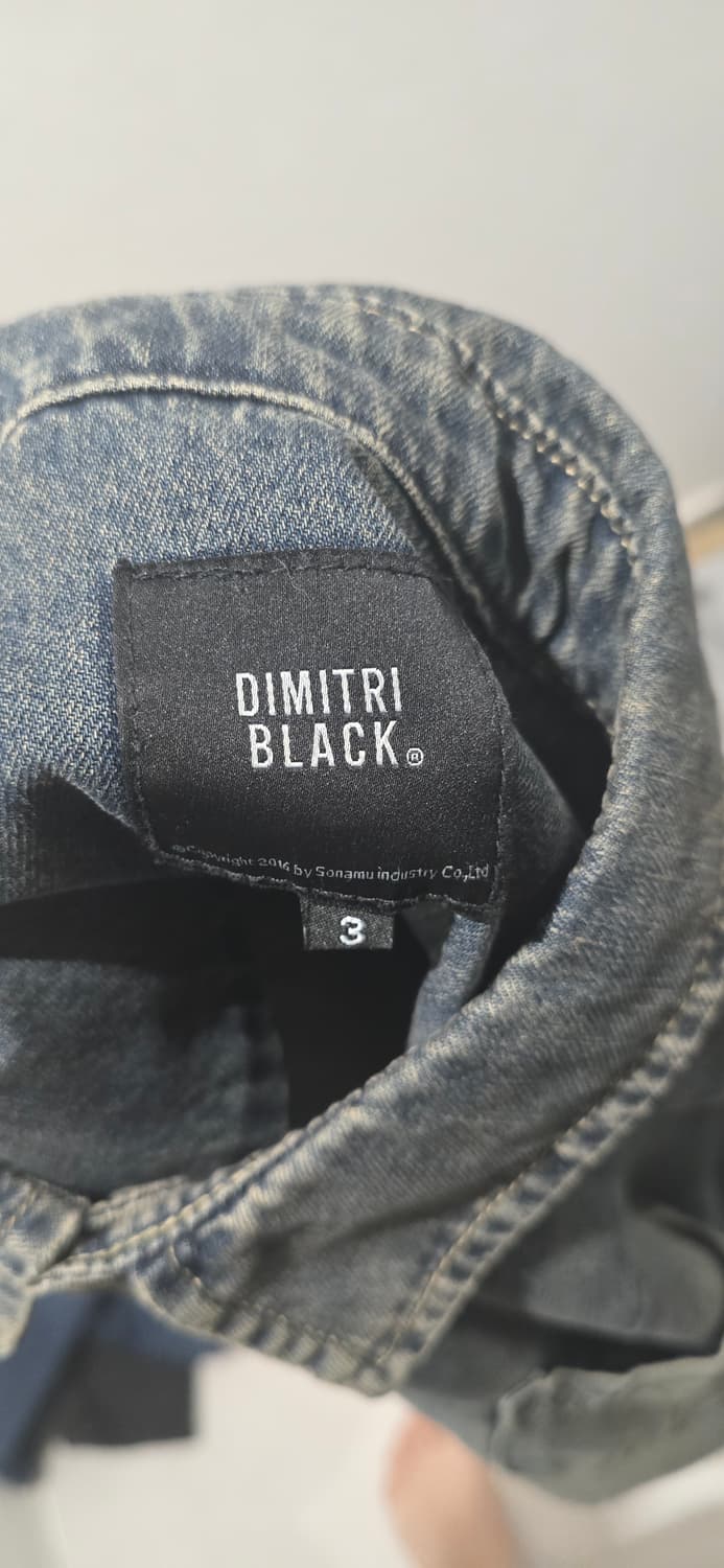 디미트리블랙 바이오 에센셜 데님 반팔 셔츠 인디고 상품이미지4