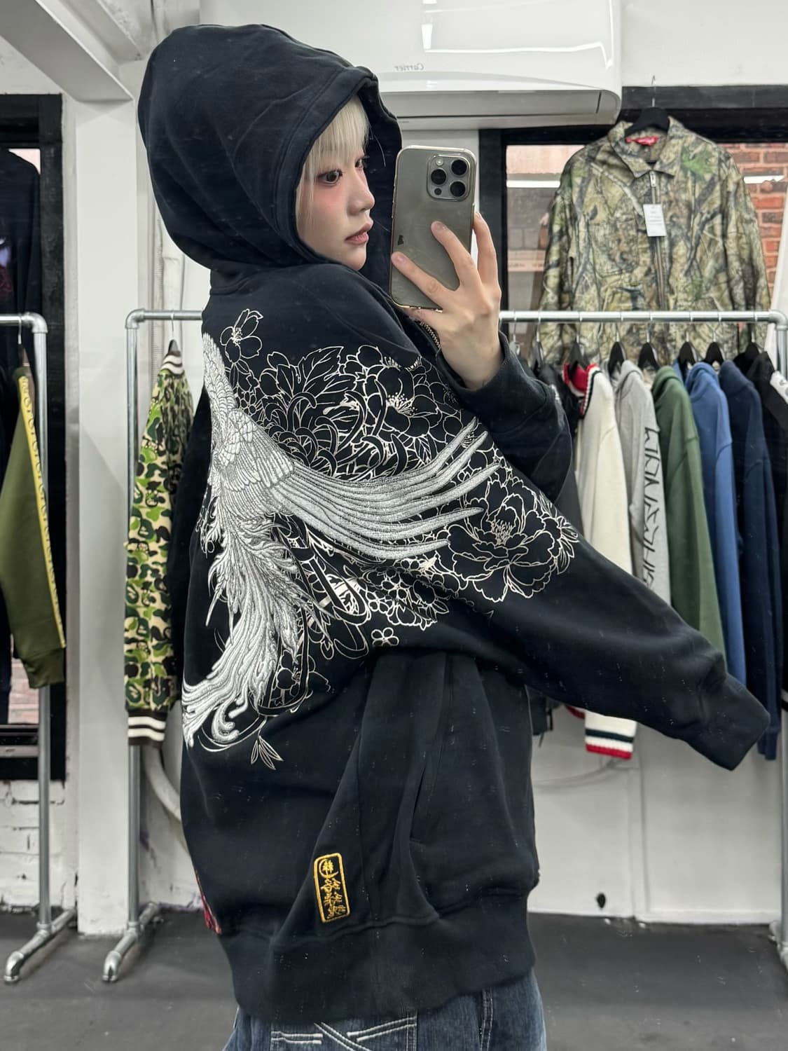 카라쿠리 타마시 오리엔탈 후드집업 상품이미지1