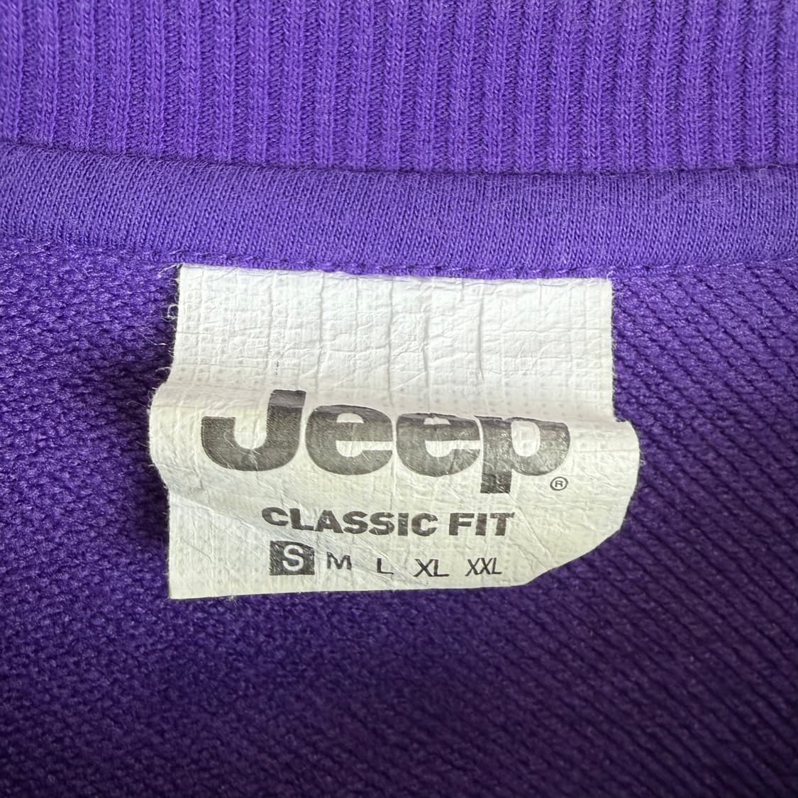 S) 지프 로고 맨투맨 퍼플 상품이미지3