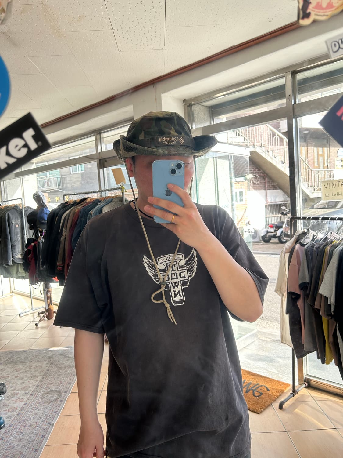 00‘s 컬럼비아 카모 부니햇 상품이미지7