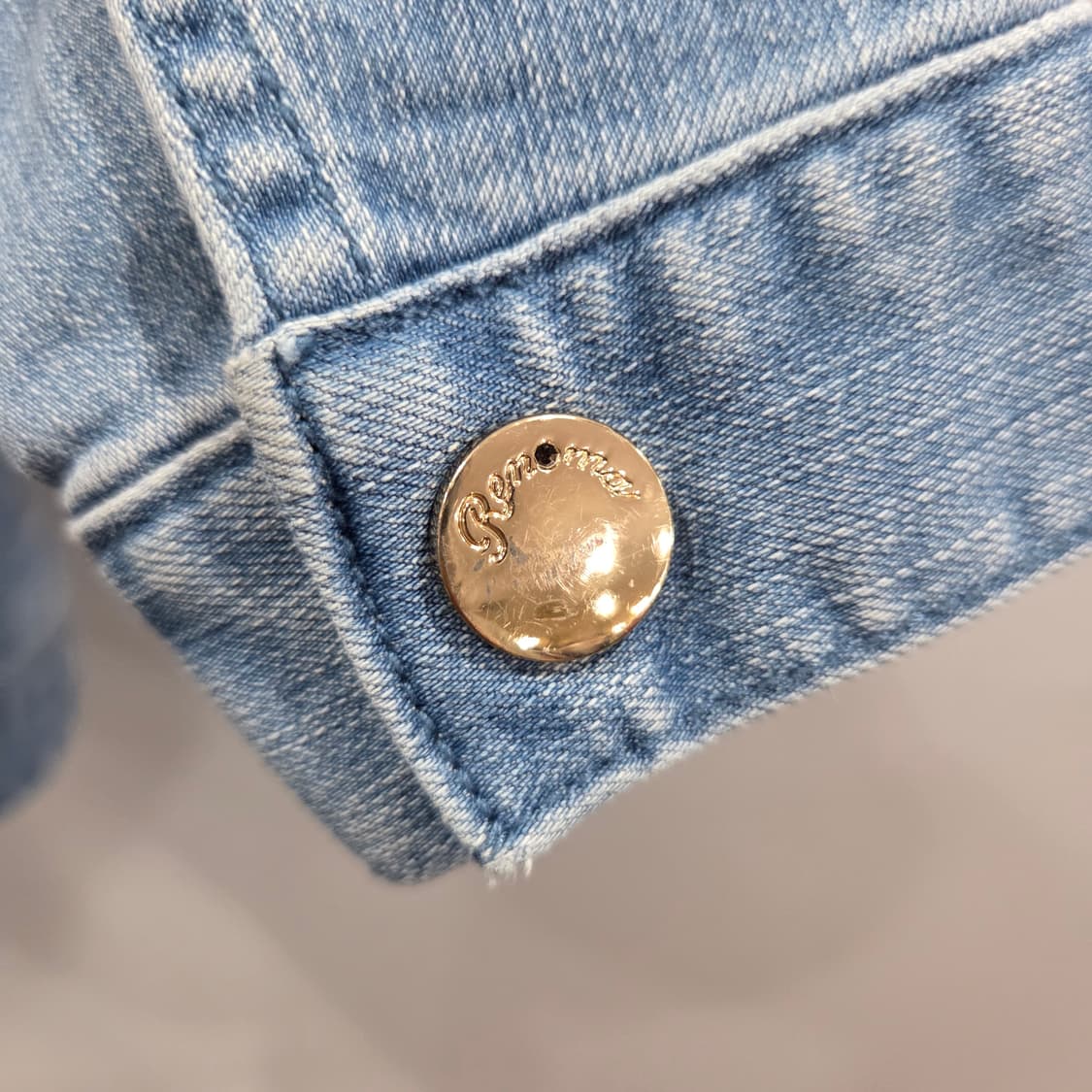 레노마 키즈 스판 데님자켓 150/12/13Y  상품이미지4