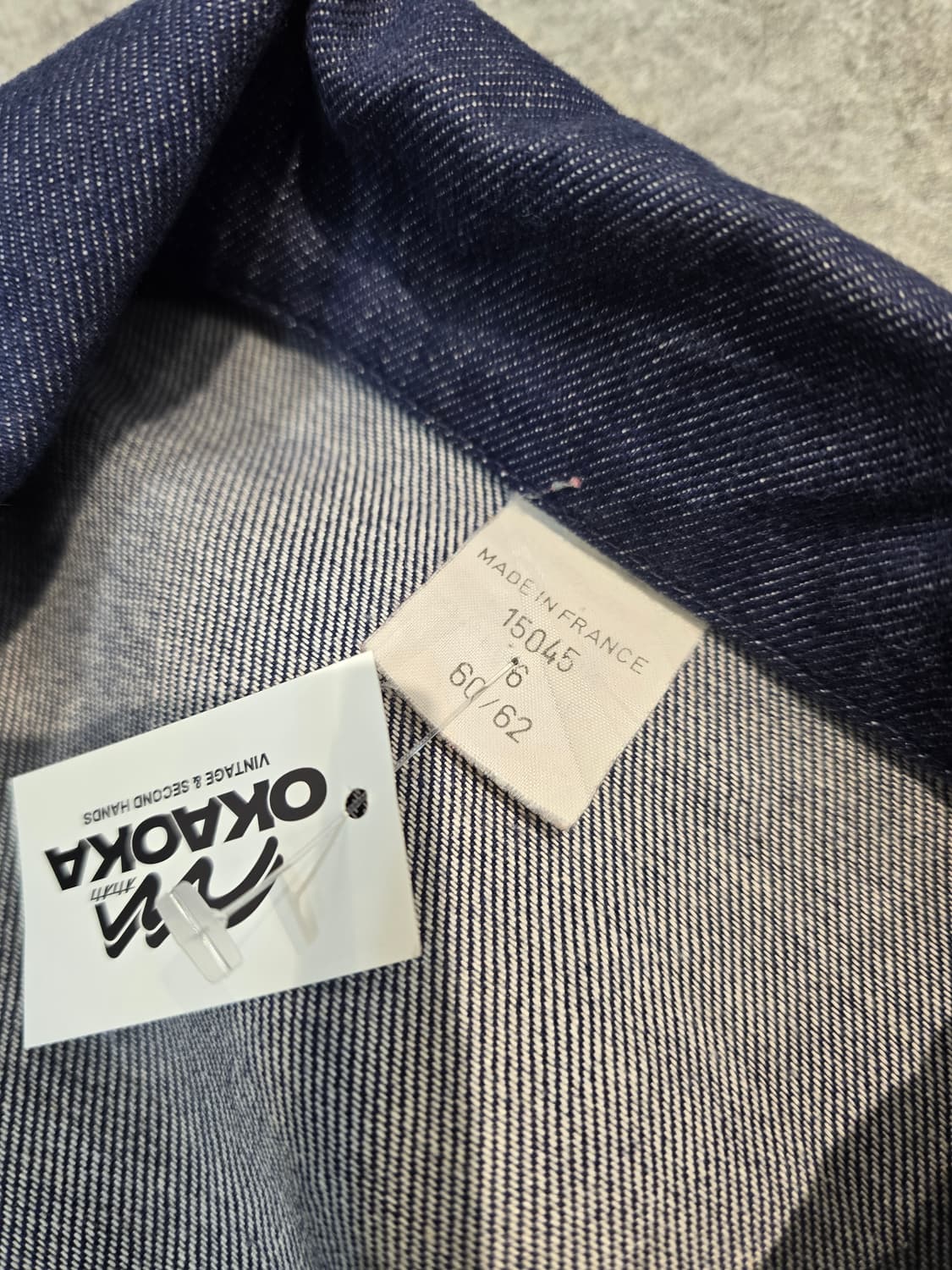 90's FRANCE barbe bleue 데님 워크자켓
 상품이미지5