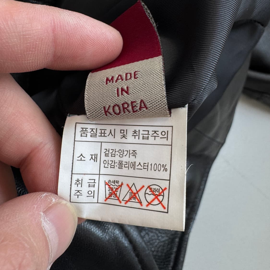 사선 바이커 멀티지퍼 리얼레더 이태리 램스킨 라이더 가죽자켓 상품이미지10