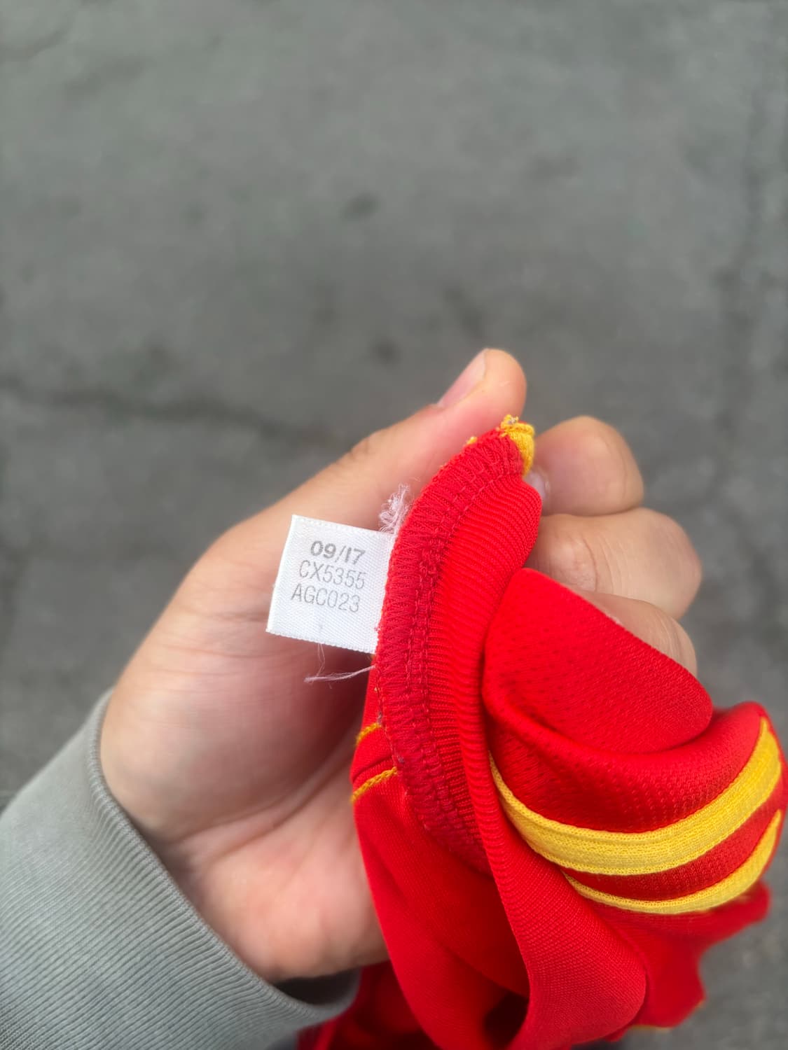 18-19 아디다스 스페인 국가대표 유니폼 XL 상품이미지5