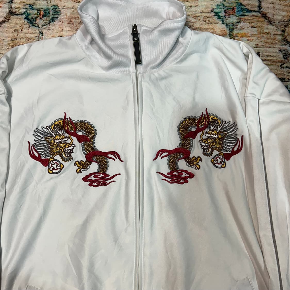 [XL] 용 자수 스카쟌 져지 자켓 상품이미지3