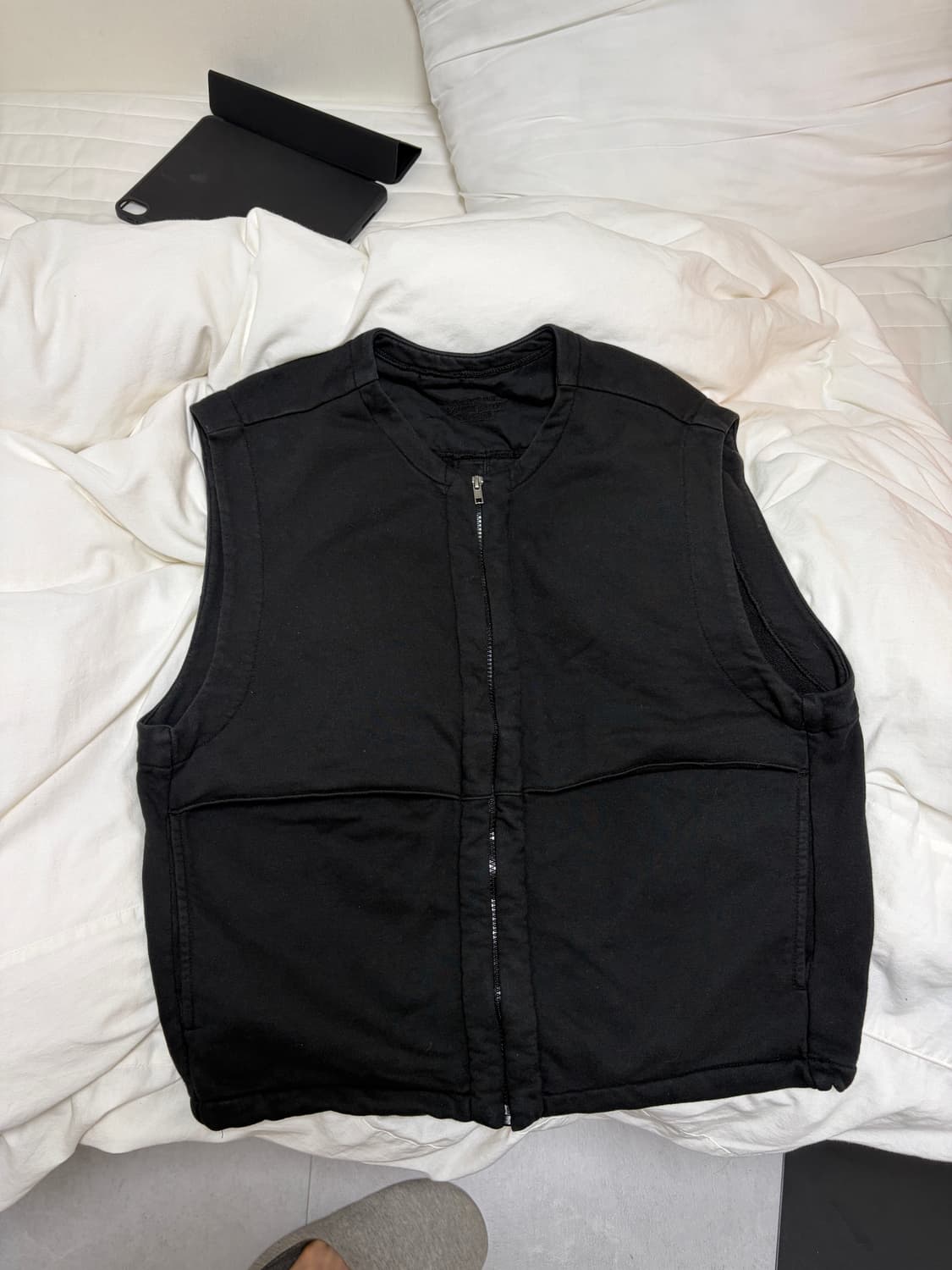 누마레 ee 스웻 베스트 블랙 M 상품이미지1