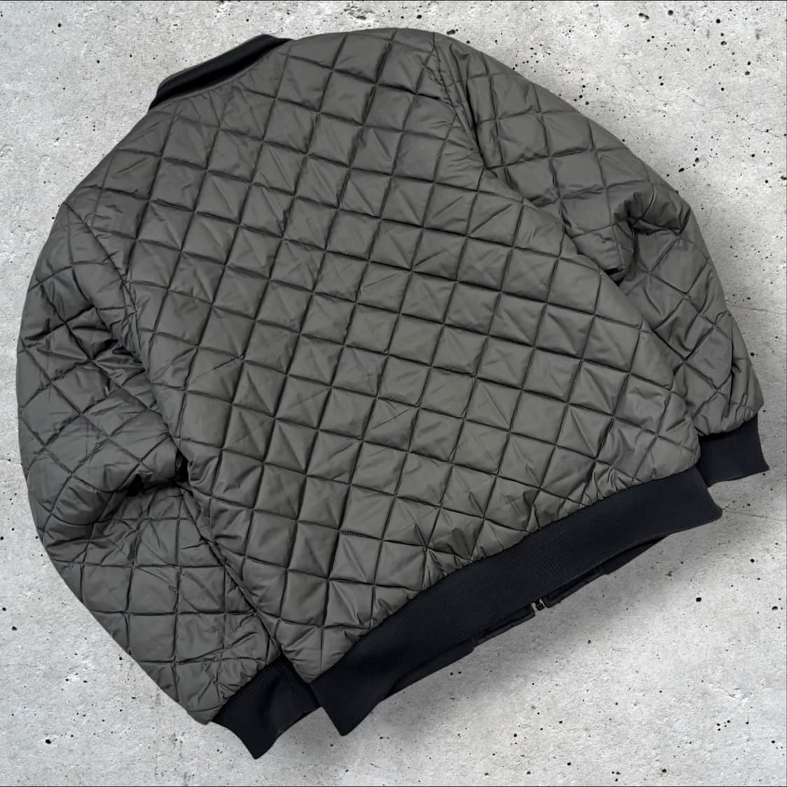 [M] 11s 나이키 리버시블 퀼팅 블랙 봄버 자켓 D538 상품이미지4