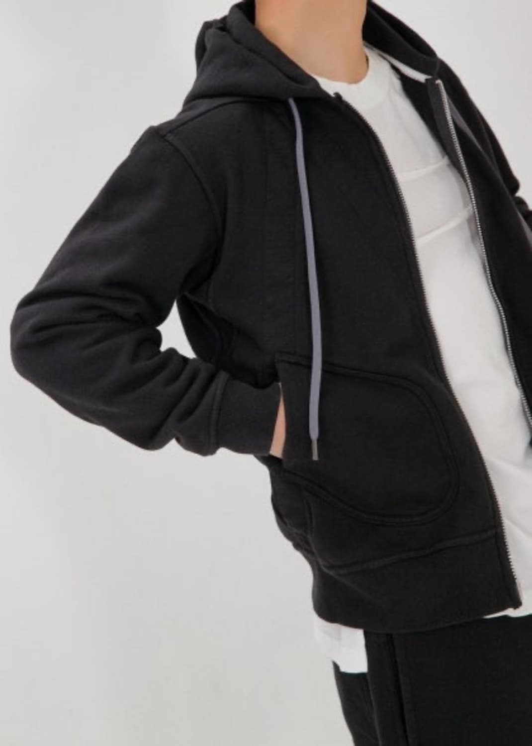 올리브드랩서비스 ODS 문쉽 후디 블랙 M사이즈 판매 상품이미지1