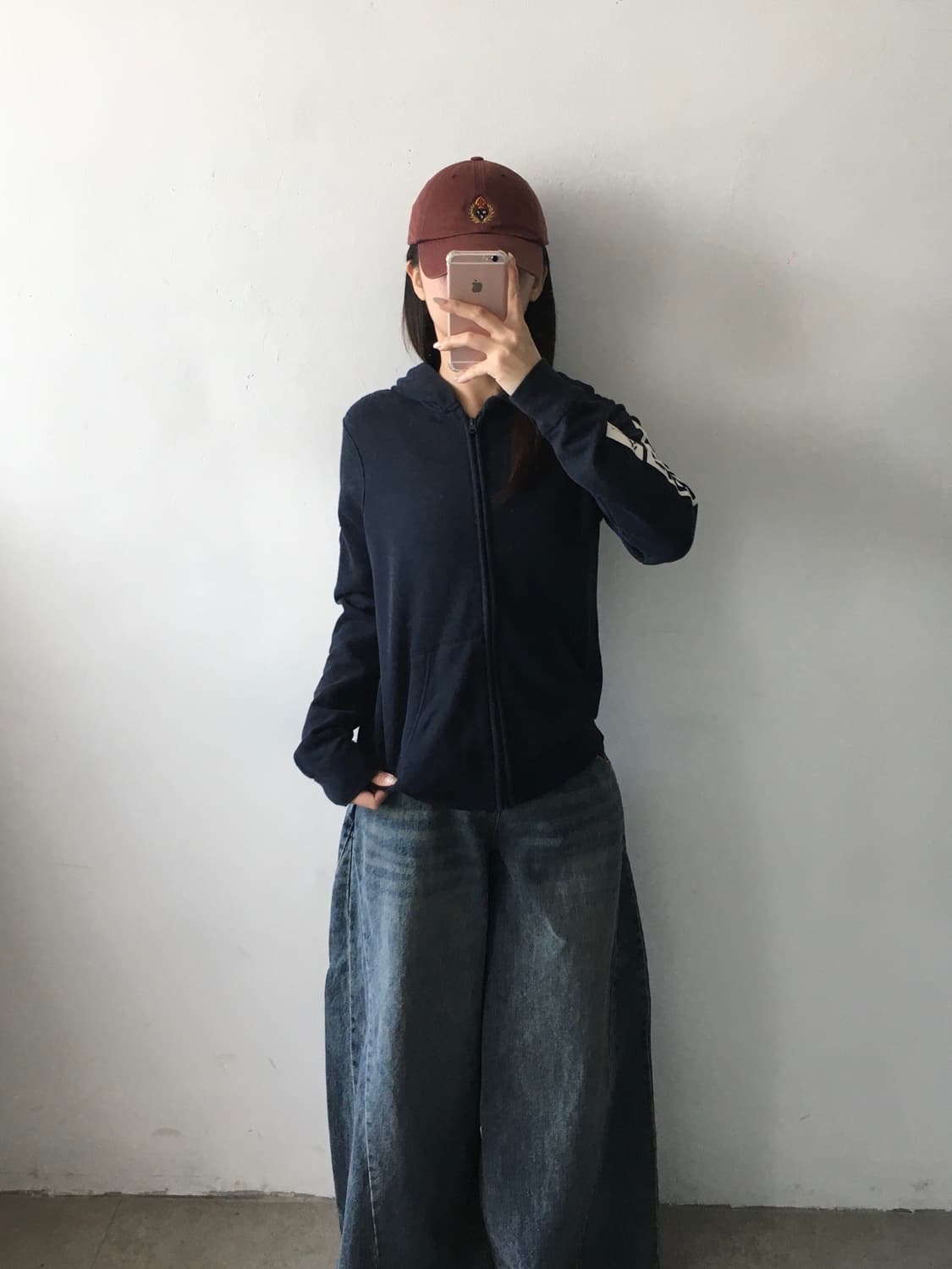 아베크롬비 백프린팅 후드집업 상품이미지1