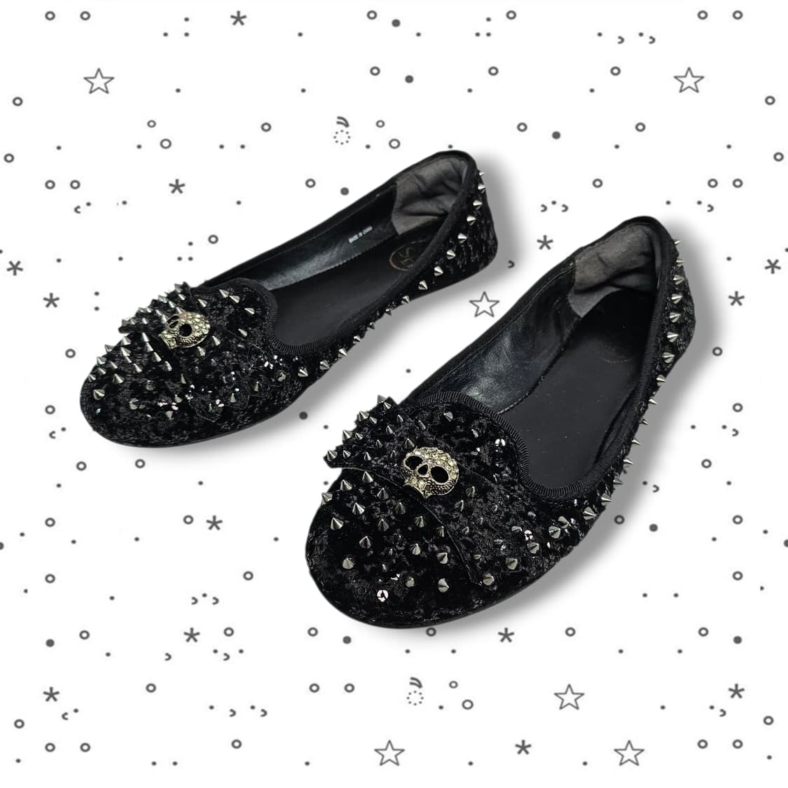 35 Ash 아쉬 스터드 리본 스컬 플랫슈즈 상품이미지1