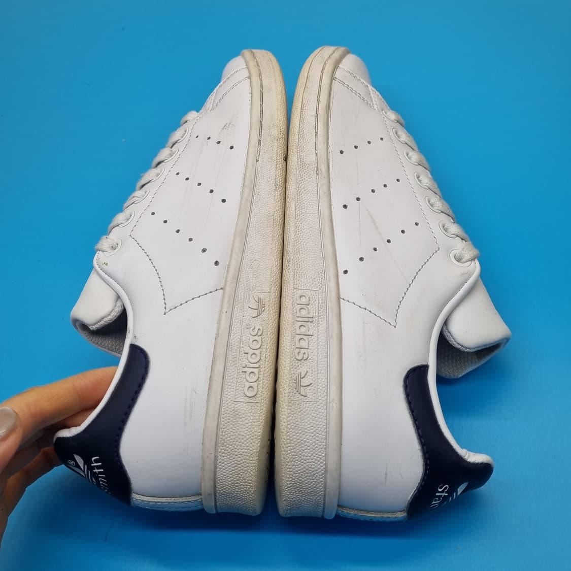 아디다스 스탠스미스 네이비 스니커즈 245 상품이미지5