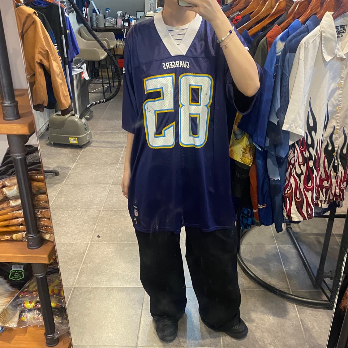 [NO.9] NFL 풋볼 져지 반팔티 네이비 상품이미지4